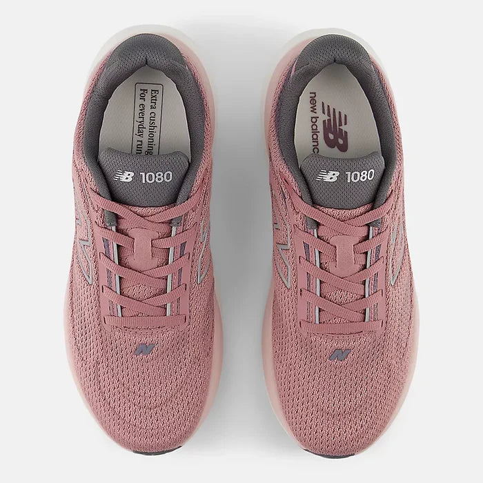 New Balance 1080v15 Women's -Rosewood/Silver Metallic/Neptune Grey