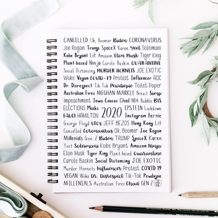 2020 Spiral Notebook