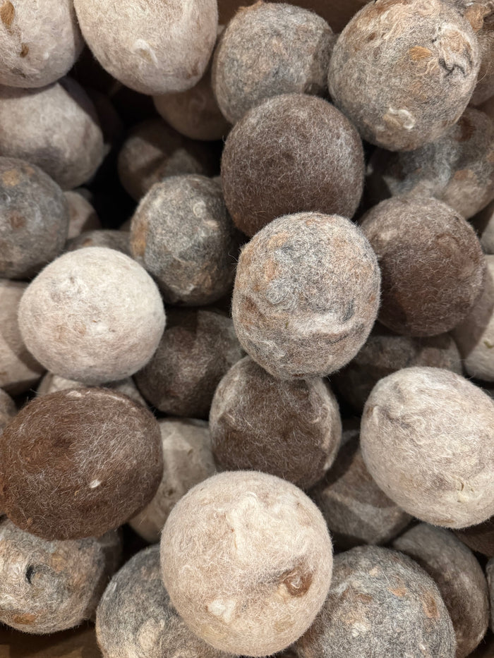 3-Pack Dryer Balls from Enchanted Farms Alpaca Fiber!!