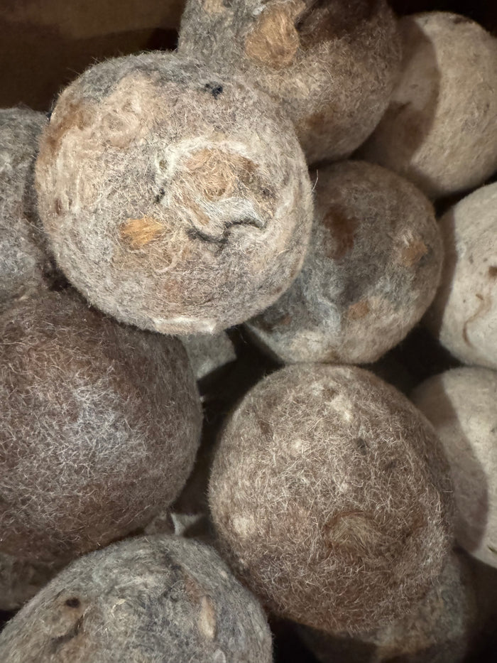 3-Pack Dryer Balls from Enchanted Farms Alpaca Fiber!!
