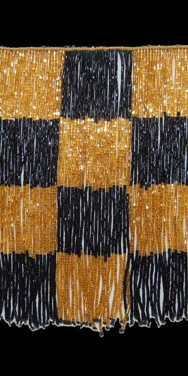 Gold and Black Checkers D