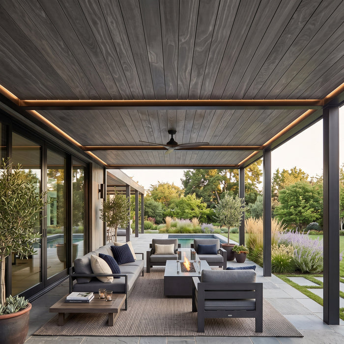 5/4x6 Gray Accoya 45° V-Groove - Advantage Lumber