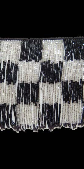 Silver and Black Checkers D