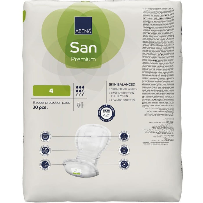 Alternative view of Abena San Premium Incontinence Pads, showing different angle or usage.