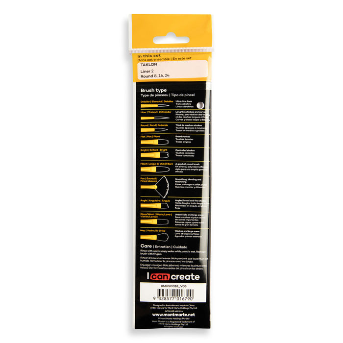 Acrylic Brushes Signature 4pc