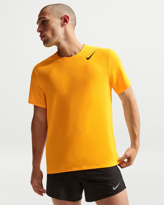 Nike AeroSwift Men's Dri-FIT ADV Short-Sleeve  Orange/Black