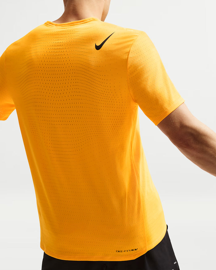 Nike AeroSwift Men's Dri-FIT ADV Short-Sleeve  Orange/Black
