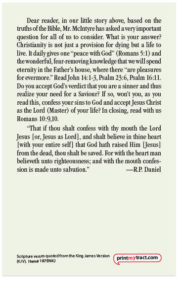 Afraid to Die? (KJV)