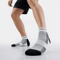 -Airofit Cushioned Ankle Socks-Grey/White-