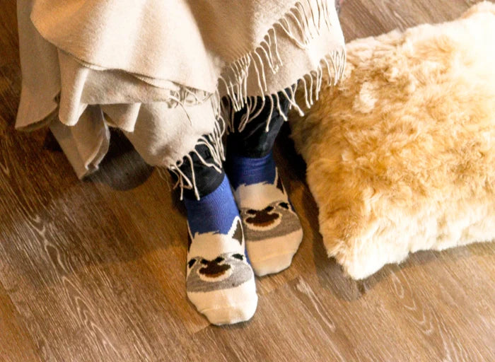 Alpaca Face Ankle Socks