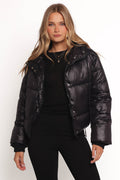 Petal and Pup USA OUTERWEAR Archie Puffer Jacket - Black