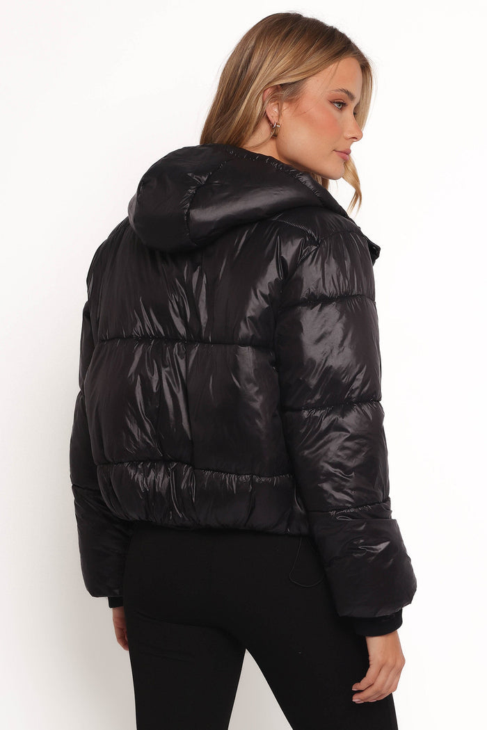 Petal and Pup USA OUTERWEAR Archie Puffer Jacket - Black