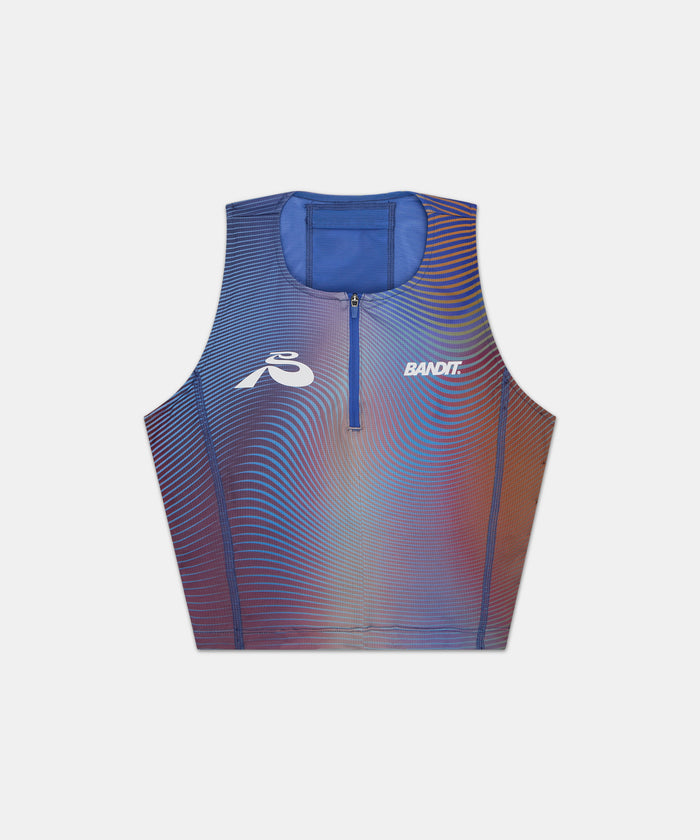 Ares™ Zip Front Race Crop - Gradient Rust