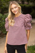Avery Top - Burgundy