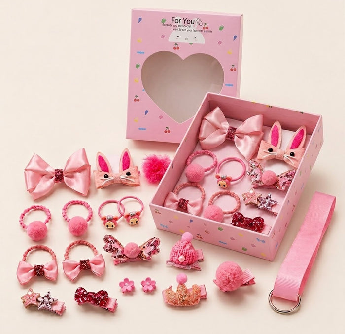 Babymoon 18Pcs/Set Fusion Mix Style Hairclips Hairbands