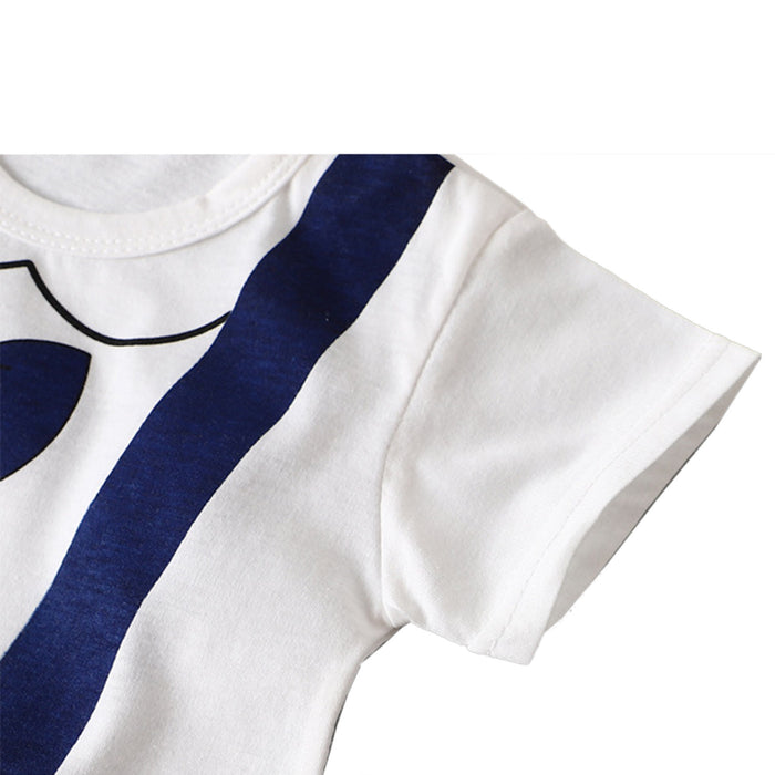 Babymoon 1st Rank First Birthday Romper Outfit | Baby Photoshoot Props Costumes | Blue