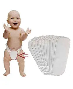 Babymoon 5 Layers Reusable Washable Cloth Diaper Nappy Inserts (Set of 10)