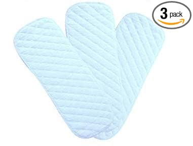 Babymoon 5 Layers Reusable Washable Cloth Diaper Nappy Inserts (Set of 3)