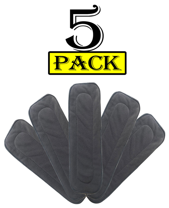 Babymoon 5 Layers Reusable Washable Cloth Diaper Nappy Inserts (Set of 5)