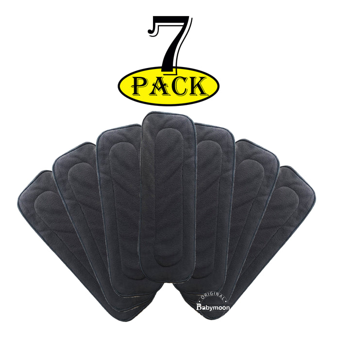 Babymoon 5 Layers Reusable Washable Cloth Diaper Nappy Inserts (Set of 7)