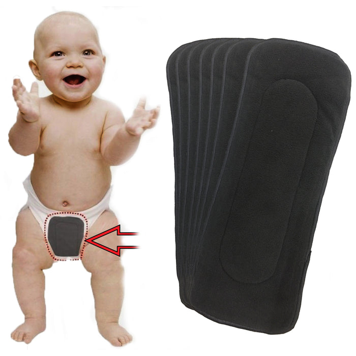 Babymoon 5 Layers Reusable Washable Cloth Diaper Nappy Inserts (Set of 7)