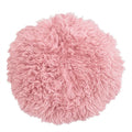 Babymoon (60CM) Round Wool Flokati Fur Blanket Photoshoot Props - Pink