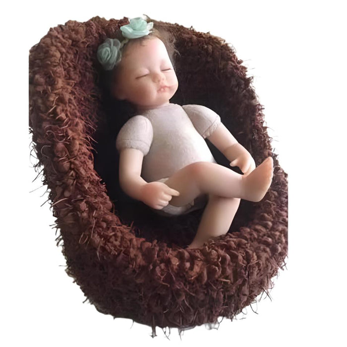 Babymoon Acrylic Chair | Posing Properties | Baby Photography Props | Brown