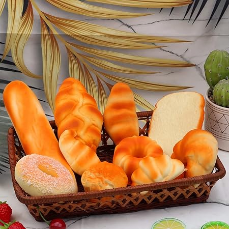 Babymoon Artificial Mix Breads | Decorative Add-ons | Photography Props | Set of 10