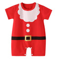 Babymoon Baby Christmas Romper | Baby Photoshoot Props Costumes | 9-12 months | Red