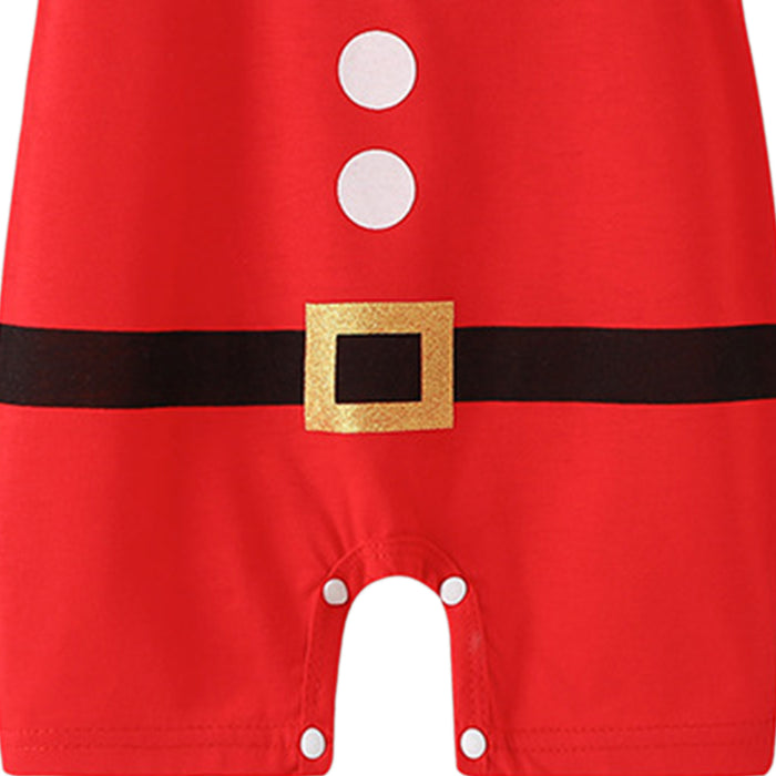 Babymoon Baby Christmas Romper | Baby Photoshoot Props Costumes | 9-12 months | Red