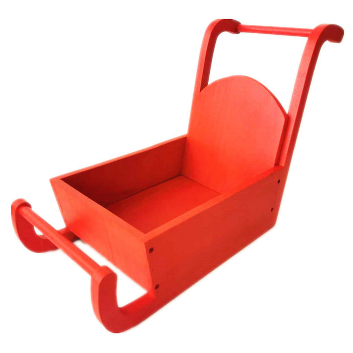 Babymoon Baby Christmas Sleigh | Santa Clause Wooden Cart
