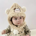 Babymoon Baby Earmuffs Winter Cap Kids Hat Boys Girls Caps | Khaki | 1-15 Years