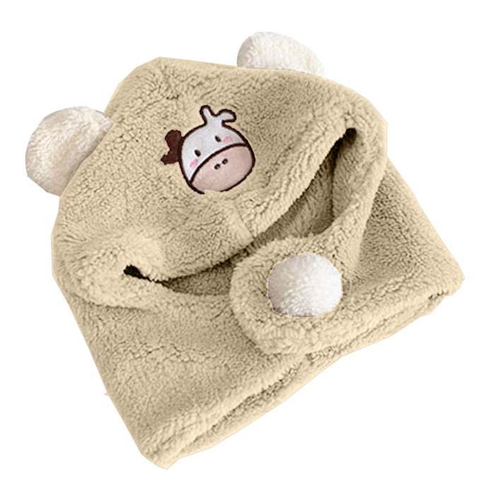 Babymoon Baby Earmuffs Winter Cap Kids Hat Boys Girls Caps | Khaki | 1-15 Years