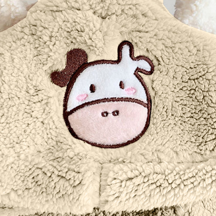 Babymoon Baby Earmuffs Winter Cap Kids Hat Boys Girls Caps | Khaki | 1-15 Years