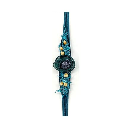 Babymoon Baby Girl's Designer Floral Headband | Girls Hair Accessories | Green Blue