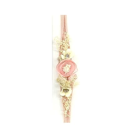 Babymoon Baby Girl's Designer Floral Headband | Girls Hair Accessories | Pink