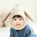 Babymoon Baby Rabbit Winter Ear Protection Cap Kids Hat Boys Girls Cap | 1-2Y | Beige