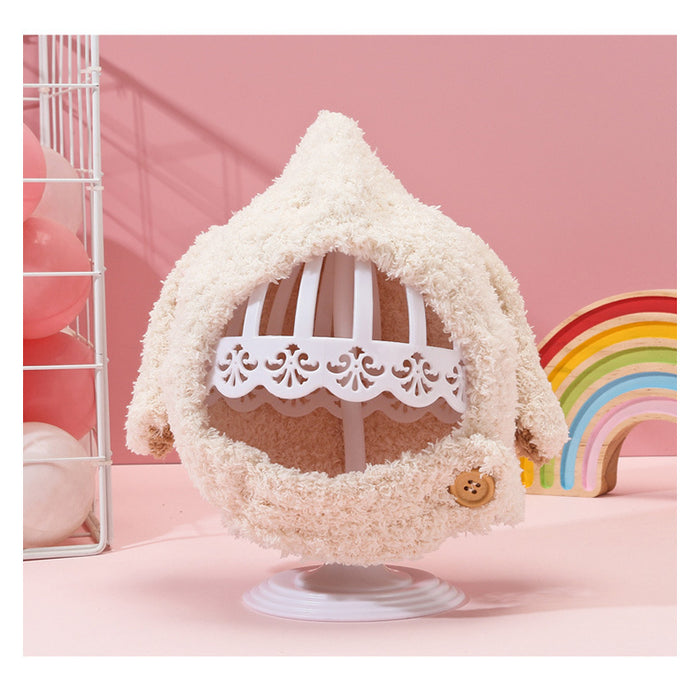 Babymoon Baby Rabbit Winter Ear Protection Cap Kids Hat Boys Girls Cap | 1-2Y | Beige
