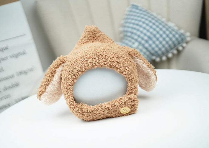 Babymoon Baby Rabbit Winter Ear Protection Cap Kids Hat Boys Girls Cap | 1-2Y | Brown