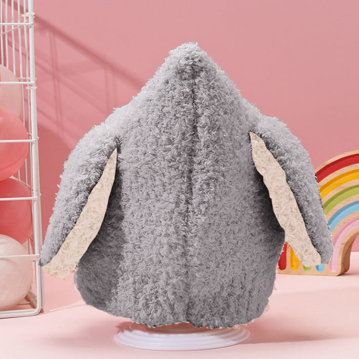 Babymoon Baby Rabbit Winter Ear Protection Cap Kids Hat Boys Girls Cap | 1-2Y | Grey