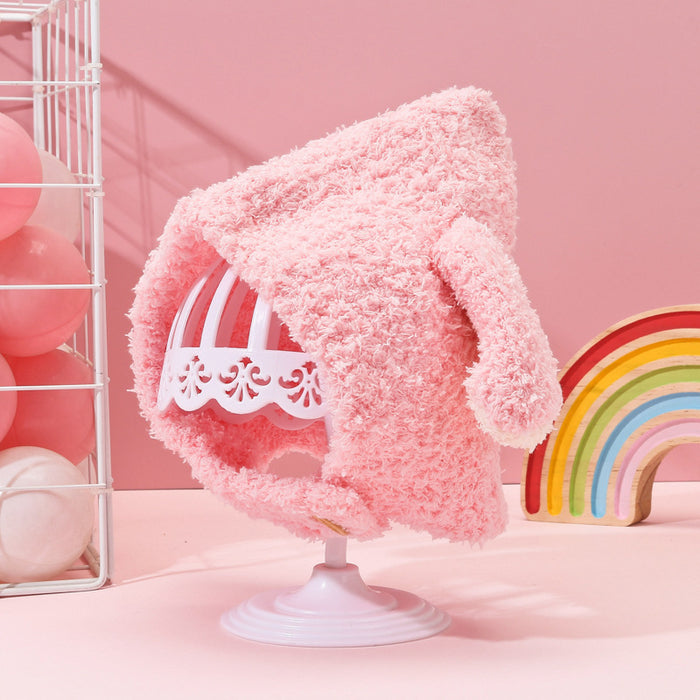 Babymoon Baby Rabbit Winter Ear Protection Cap Kids Hat Boys Girls Cap | 1-2Y | Pink