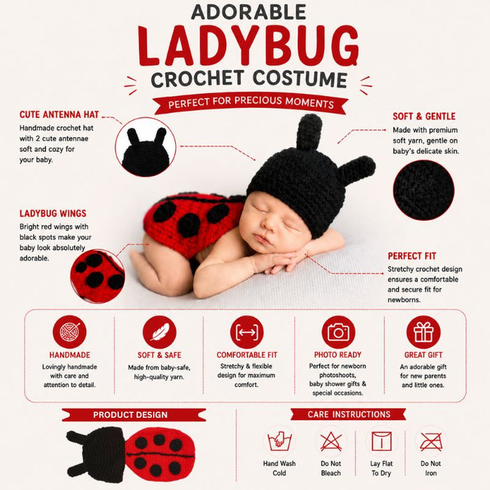 Babymoon Bee Newborn Photography Crochet Outfit Costume