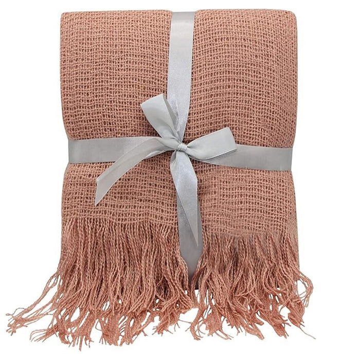 Babymoon Big Size Tassel Layer| Blanket Basket Filler | Baby Photography Props | Pink