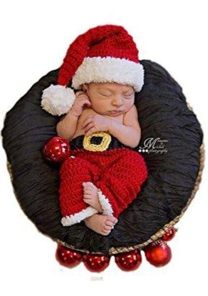Babymoon Christmas Newborn Photography Crochet Outfit Costume