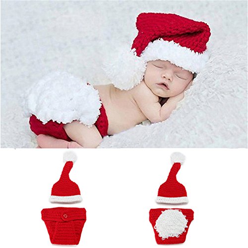 Babymoon Christmas Newborn Photography Crochet Outfit Costume
