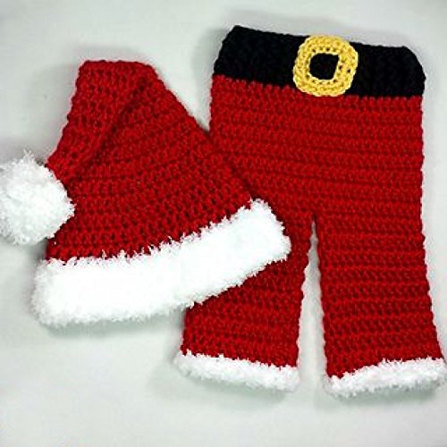 Babymoon Christmas Newborn Photography Crochet Outfit Costume