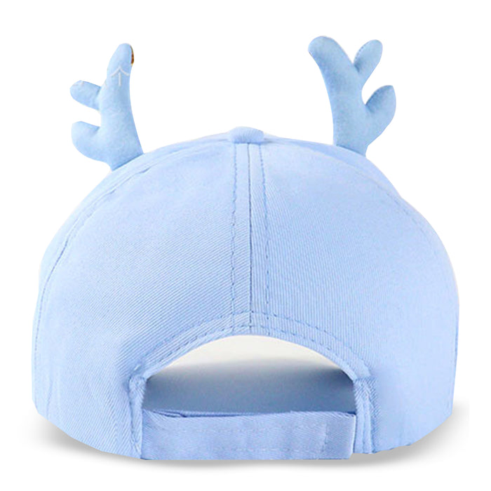 Babymoon Cotton Summer Giraffe Kids Caps | 2-8 Years | Blue