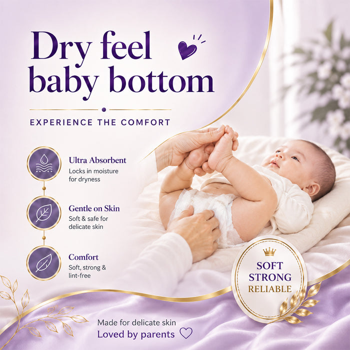 Babymoon Disposable Flushable Diaper Liners | Biodegradable Bamboo Nappy Diaper Liners