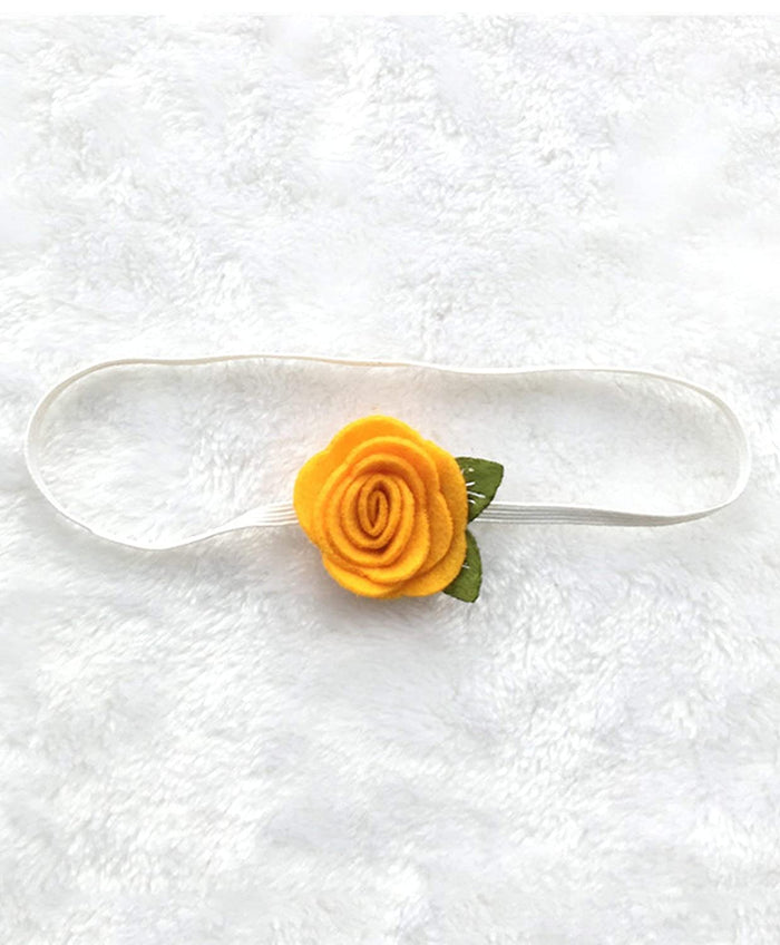 Babymoon Flower with Leaf Hairbands Headbands
