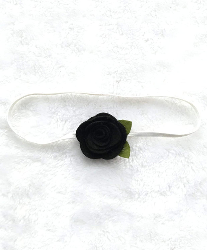 Babymoon Flower with Leaf Hairbands Headbands